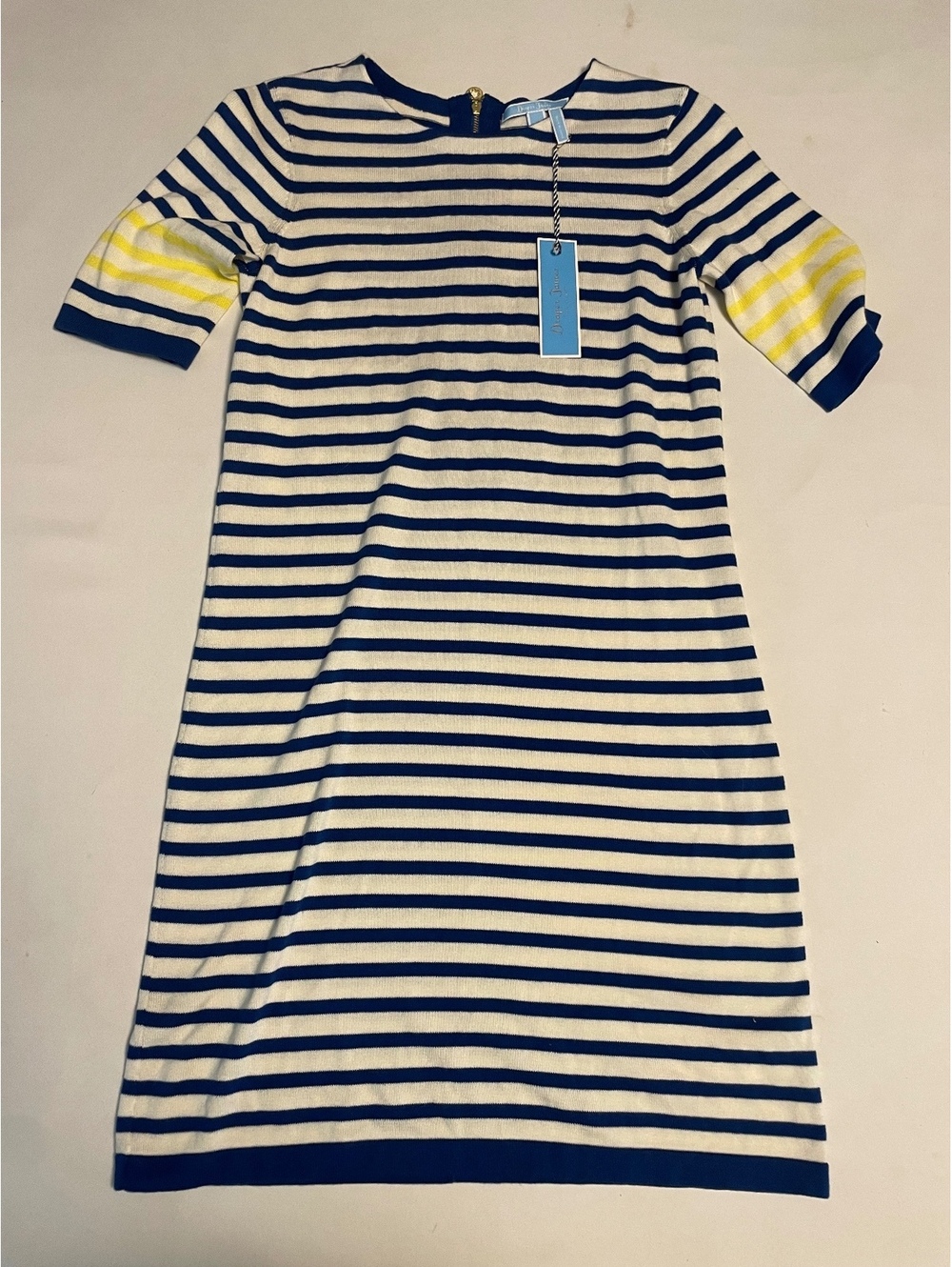 Draper James Scottsdale Stripe Shift Dress Size Small
